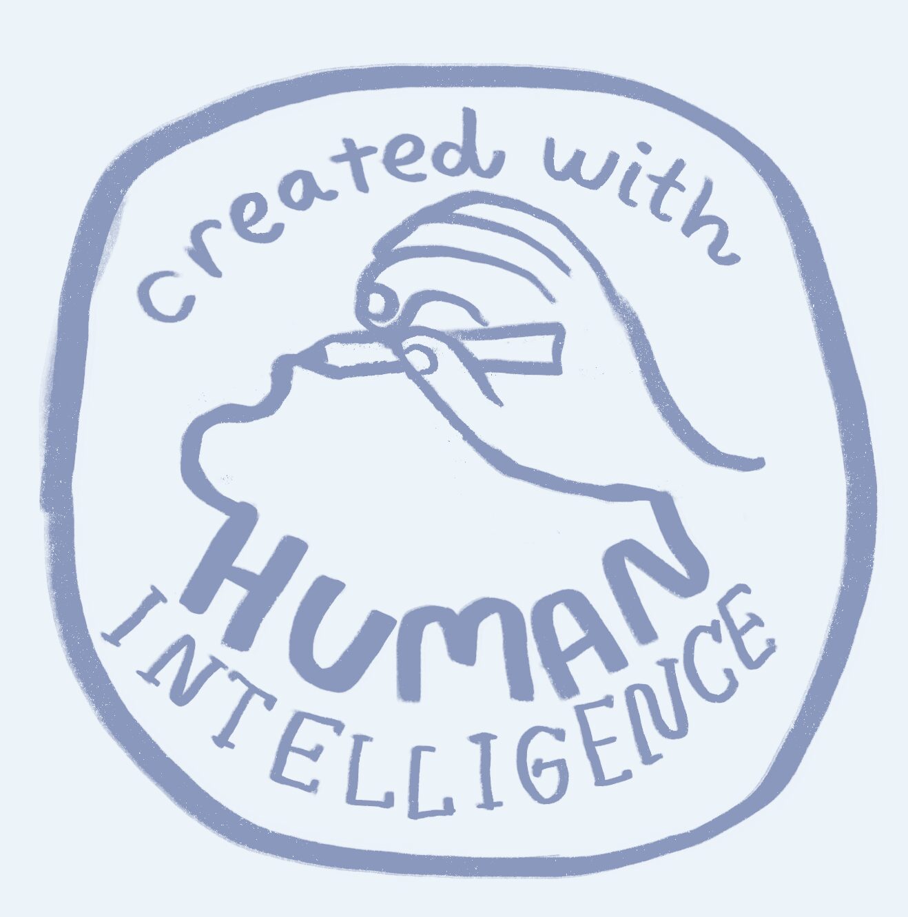Made with Human Intelligence_Blue