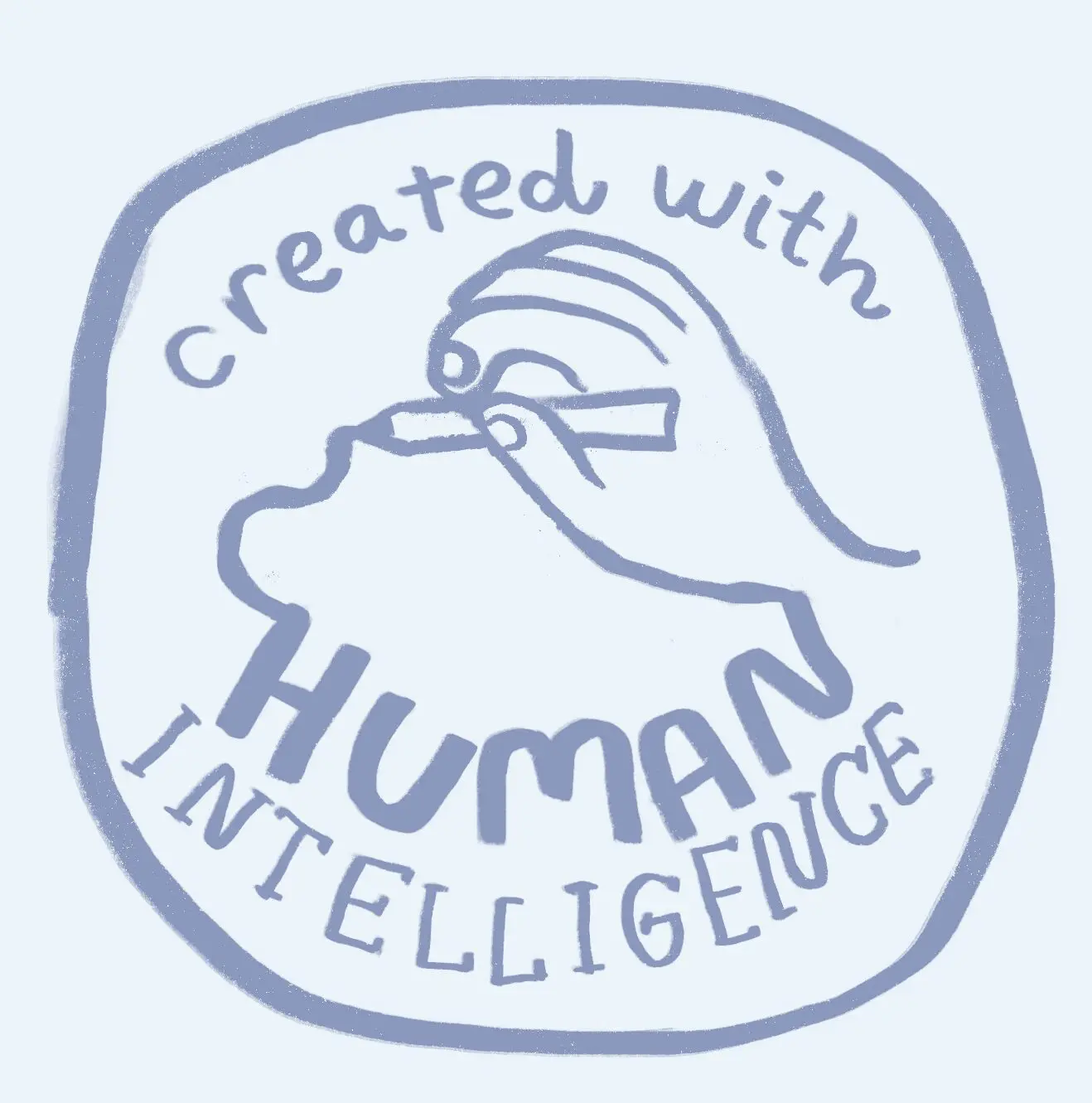 Made with Human Intelligence_Blue